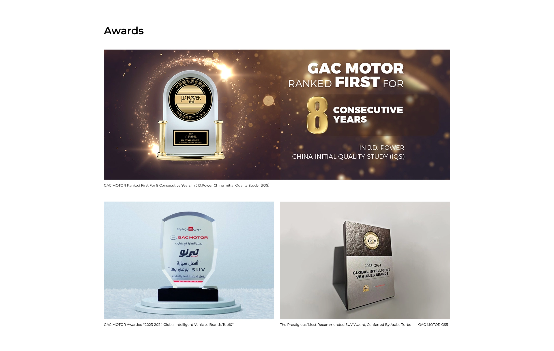 Awards